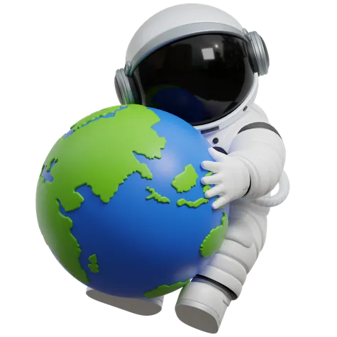 Astronaute se déplaçant sur une fusée